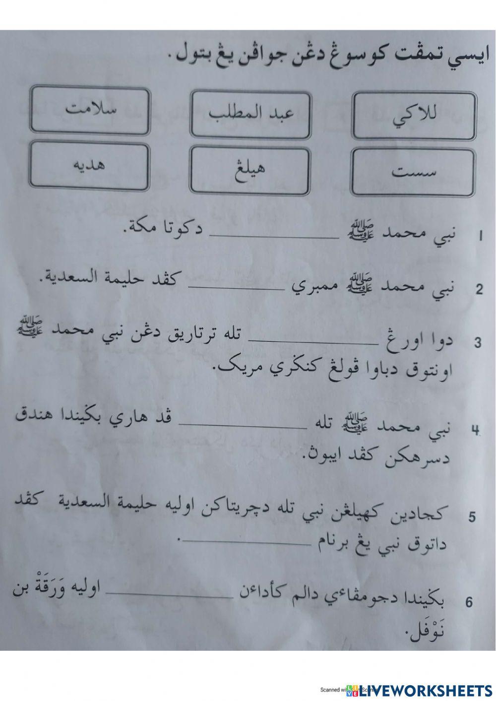 Nabi muhammad s.a.w Nabi muhammad s.a.w