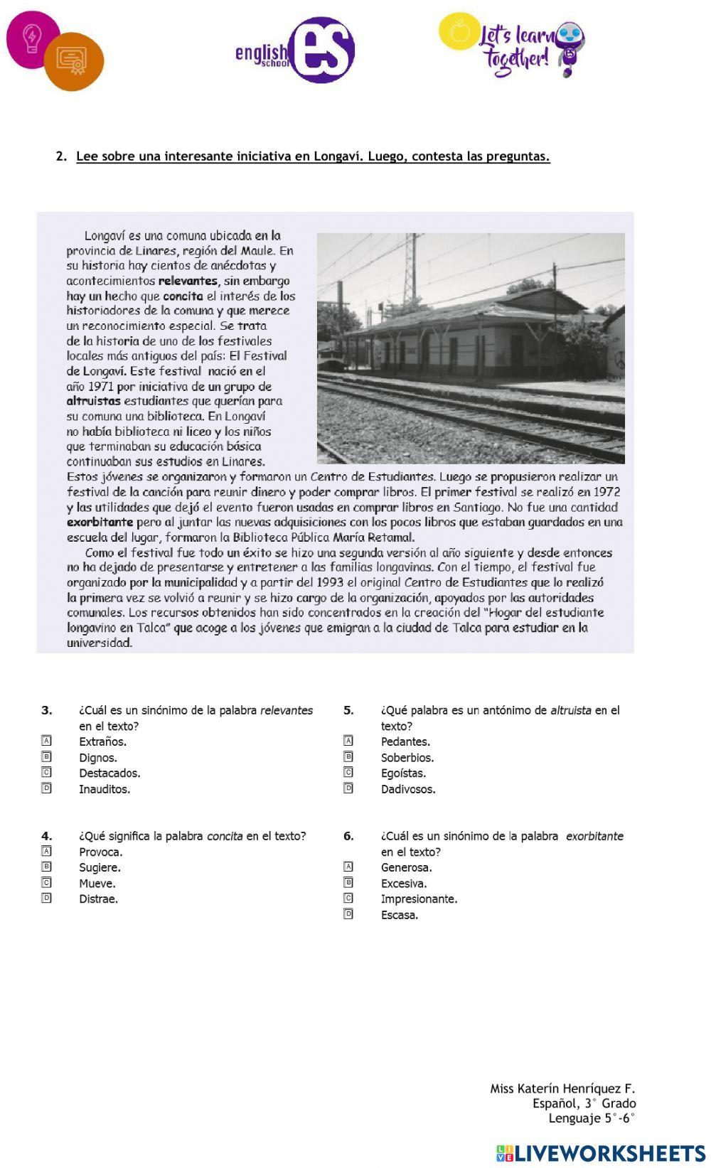 Hallar sgnificado de palabras por contexto