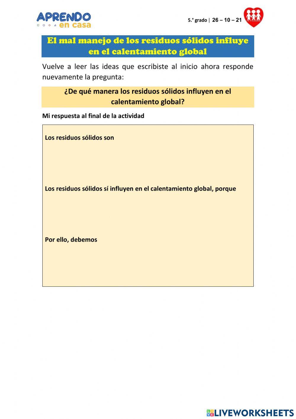 Explicaciones finales