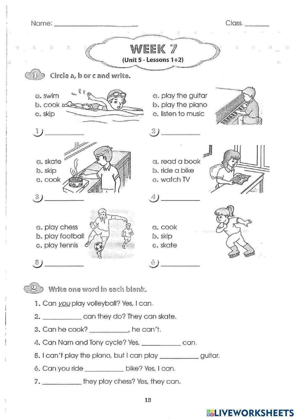 Phiếu bài tập TA4- week 7