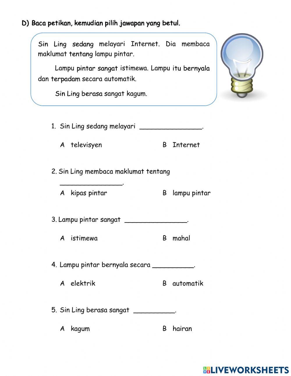 Pentaksiran Berasaskan Sekolah Tahun 1