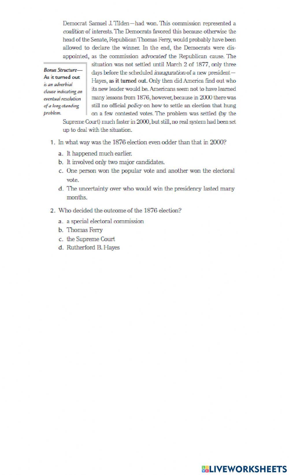 Vocabulary ITP L24 and L25