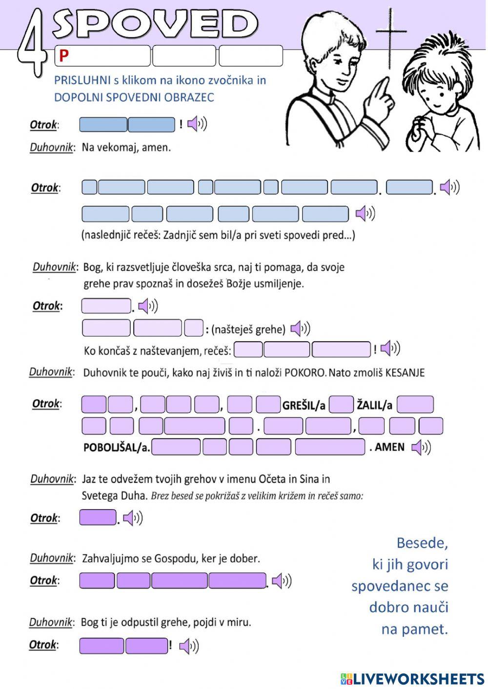 Sveta spoved - 4 P