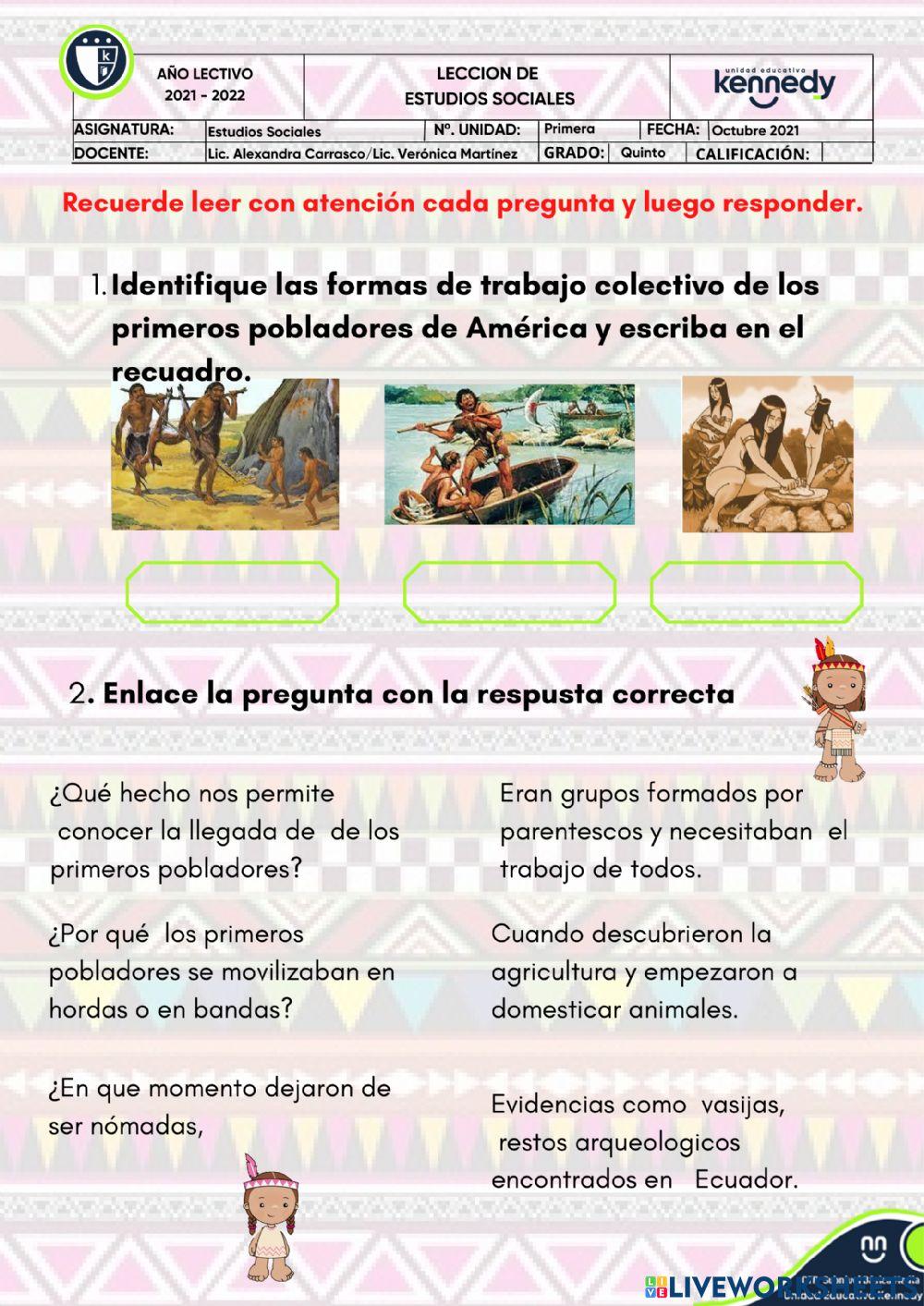 Lección de Estudios Sociales