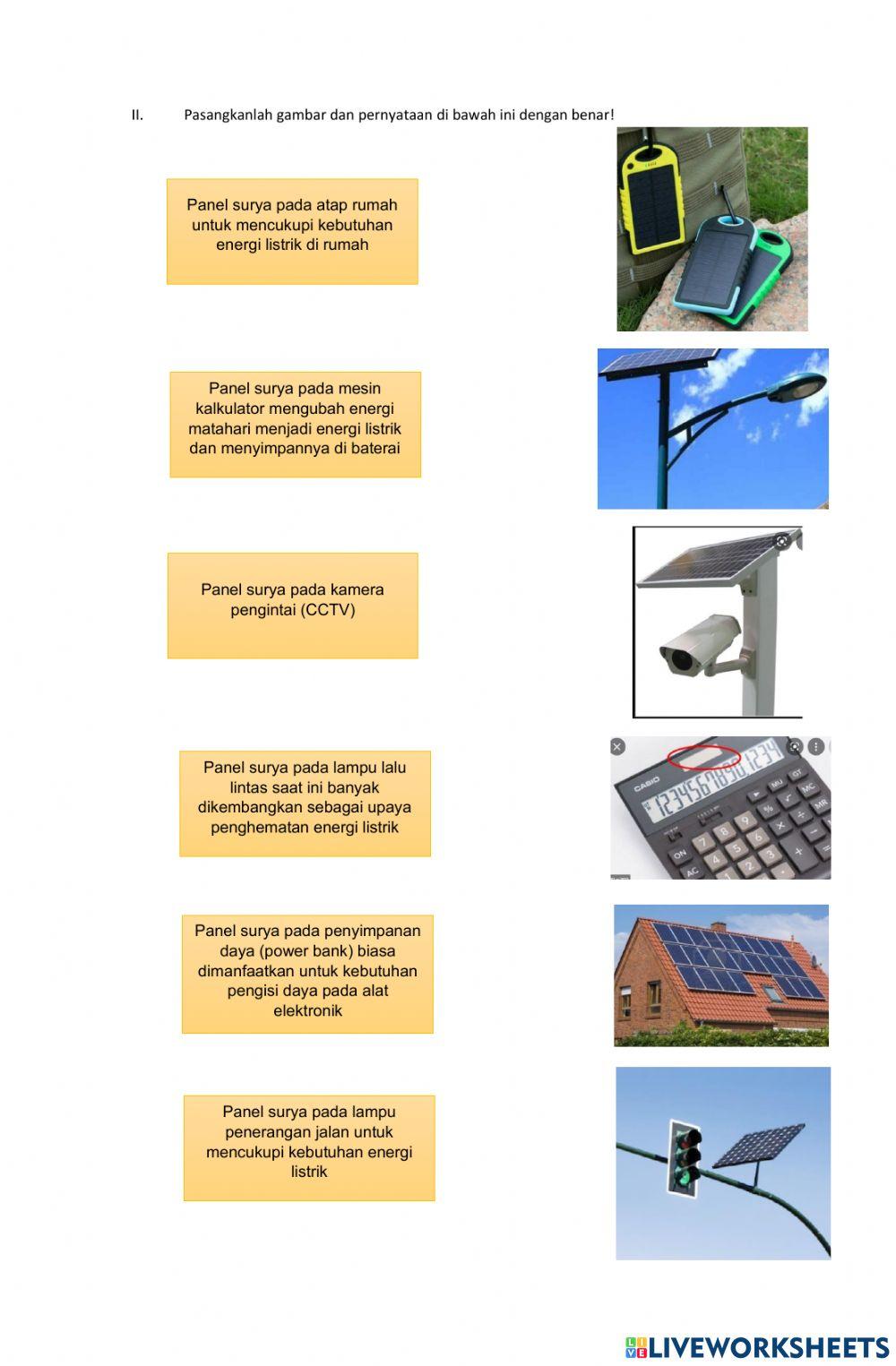 Energi alternatif panel surya