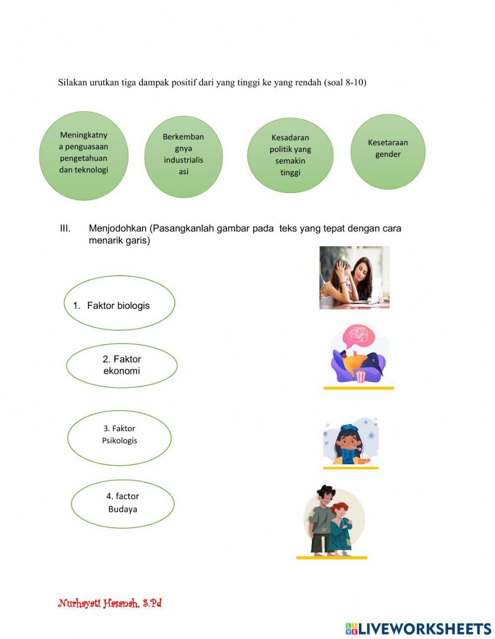 Penilaian harian  2 kelas xi