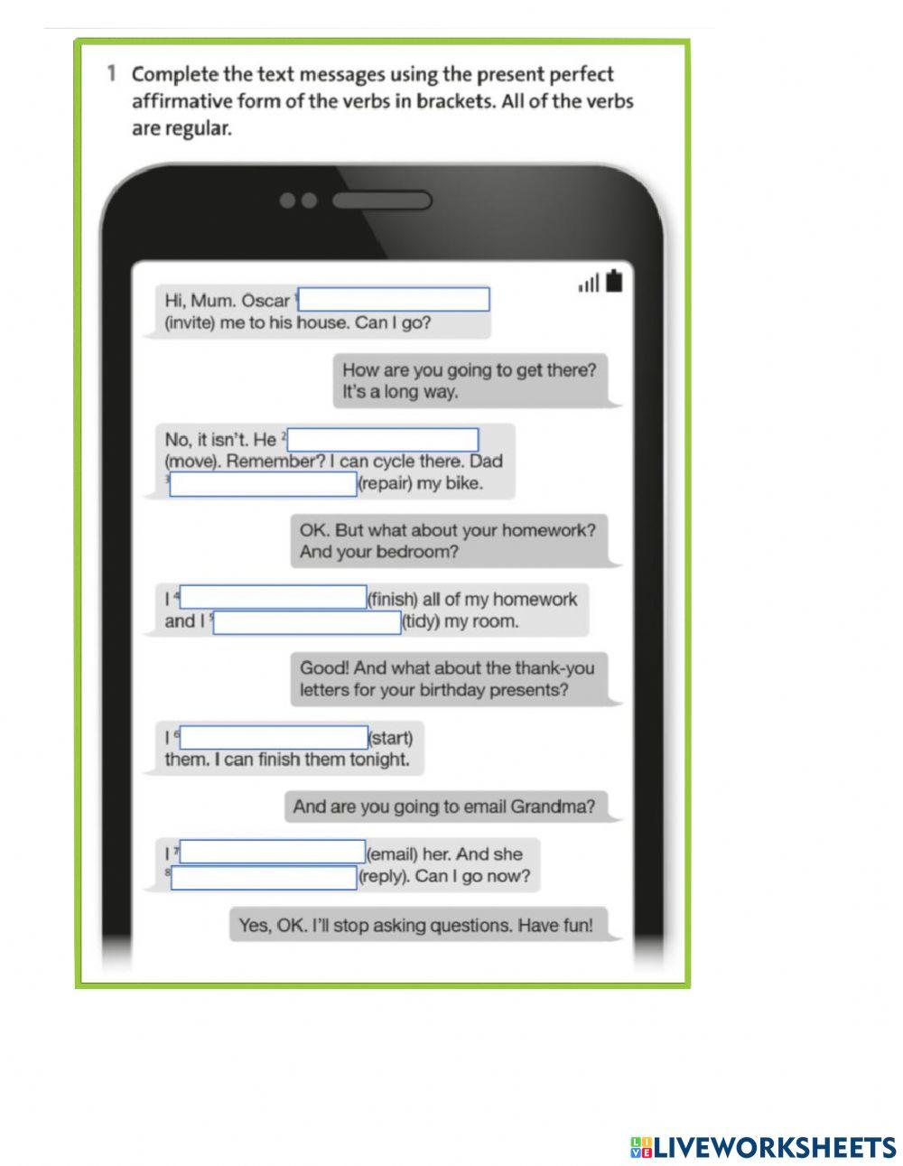 Present Perfect and House