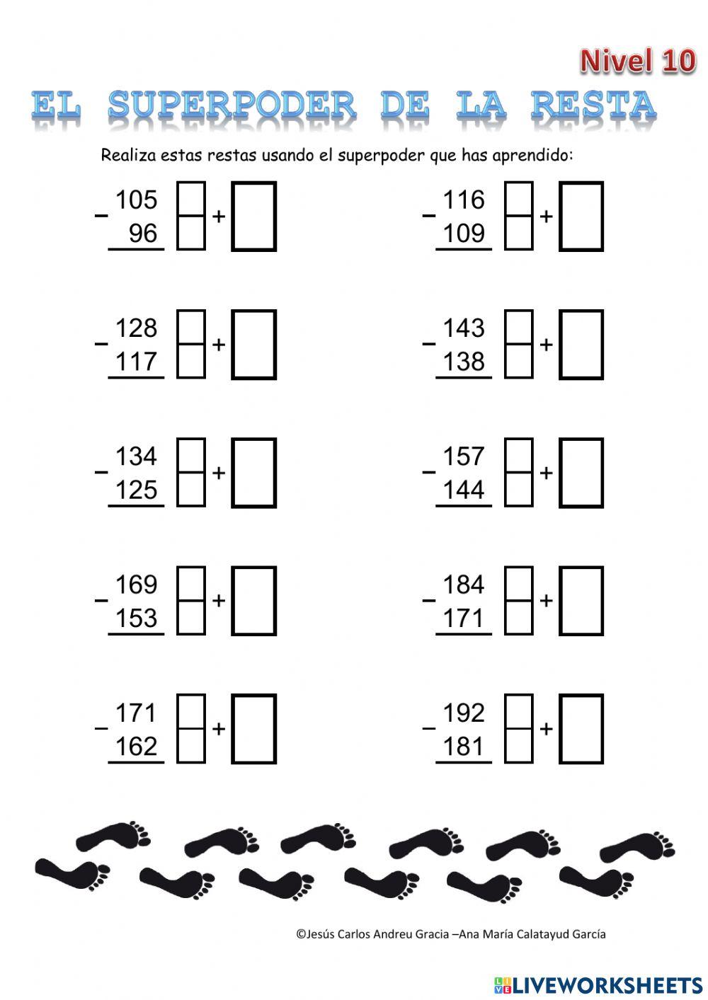 El superpoder de la resta 10
