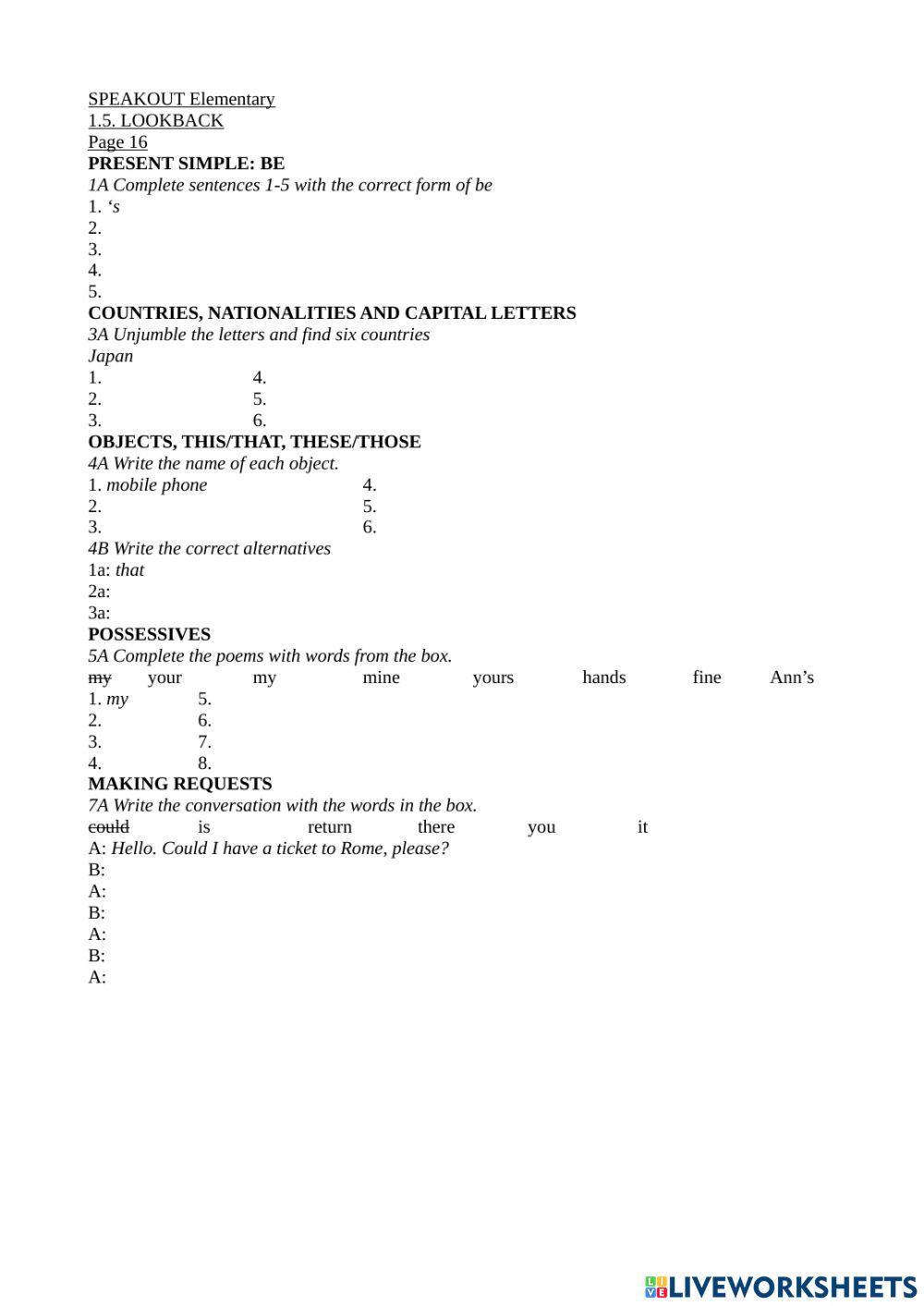 Elementary 1.5 LOOKBACK