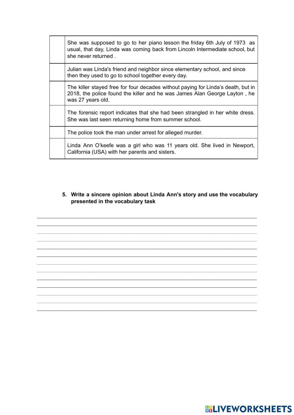 Worksheet- podcats