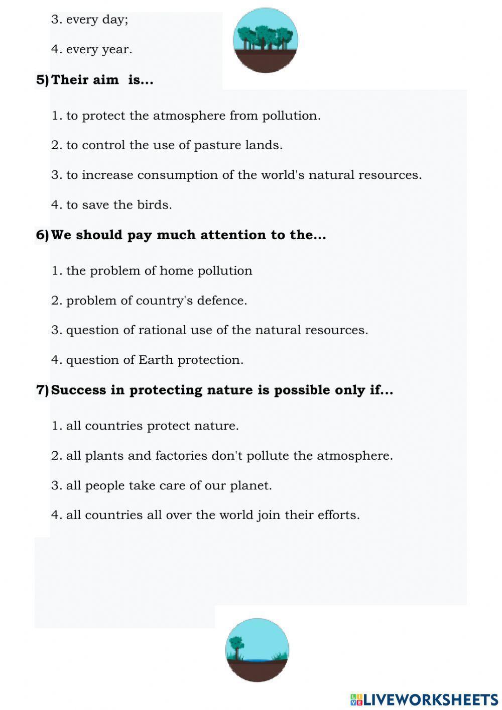 Nature and environment