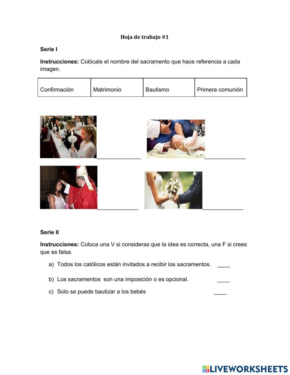 Tema de primera comunión