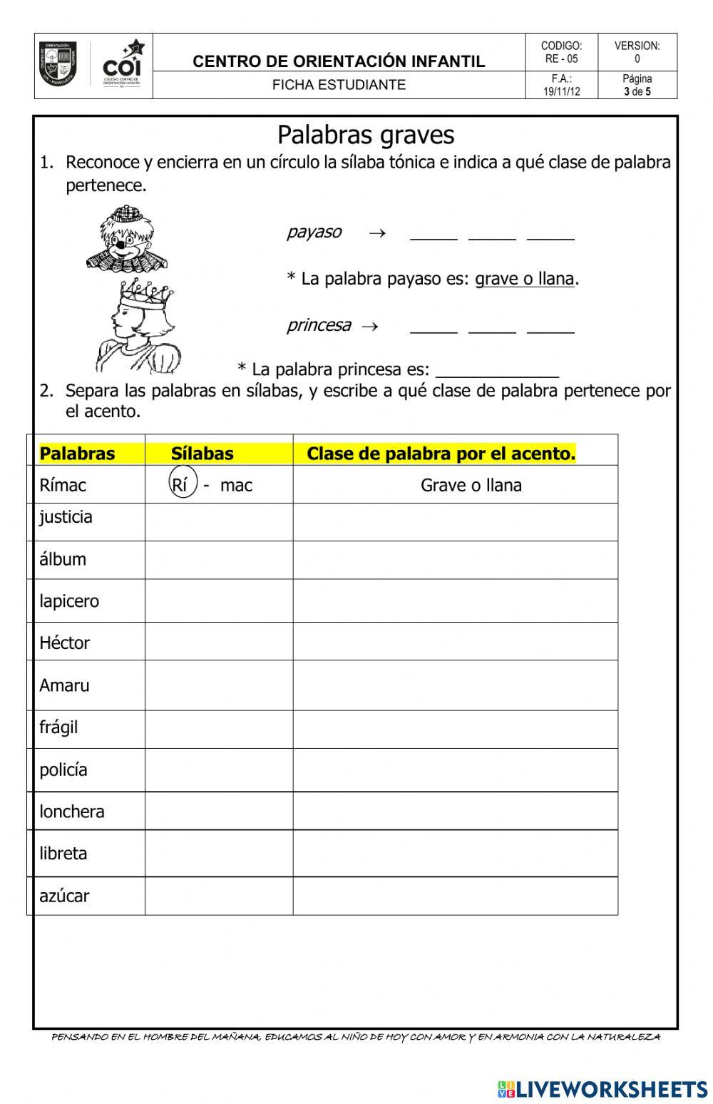 Guia de lengua castellna