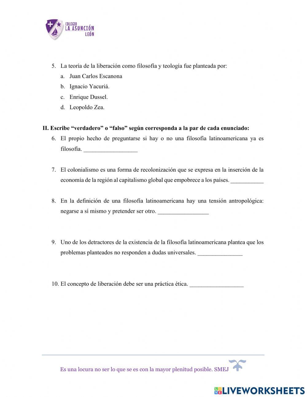 Filosofía latinoamericana