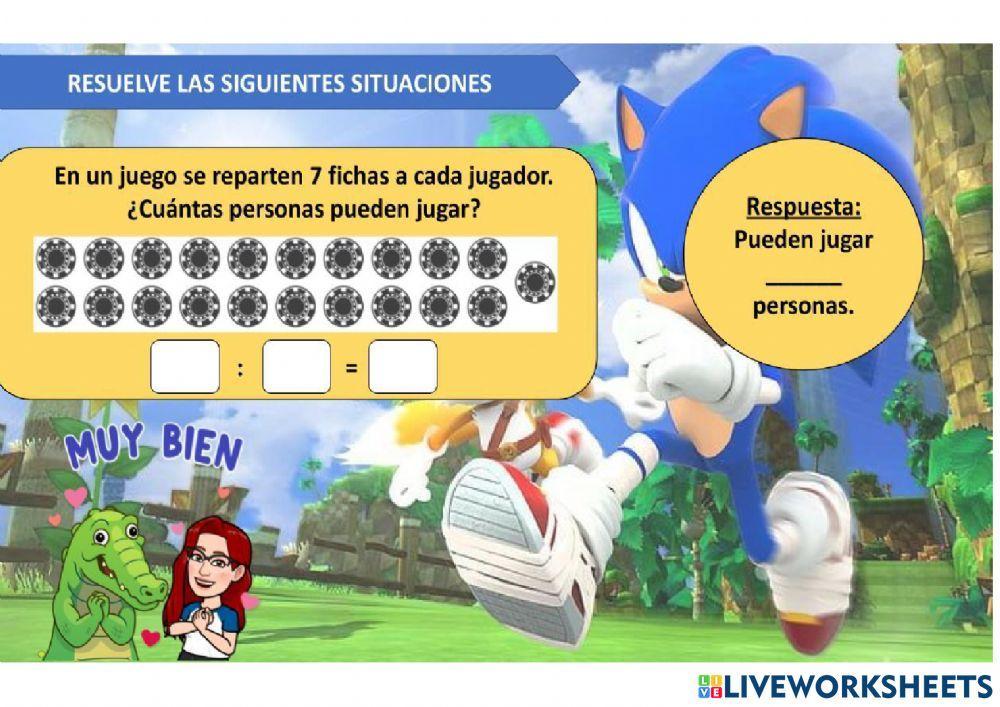 División como reparto equitativo