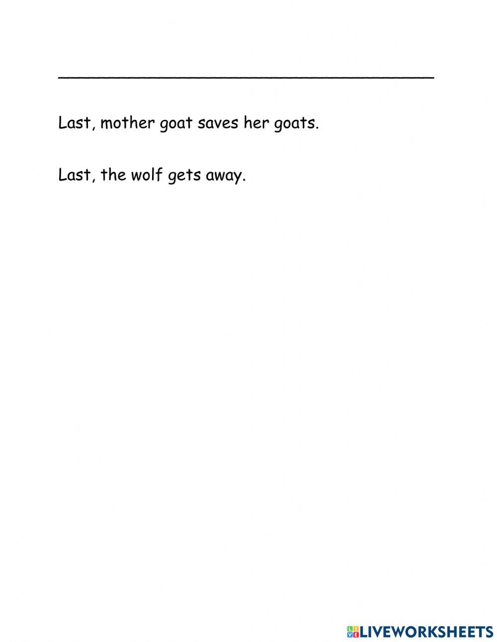 The Wolf and The Seven Little Goats