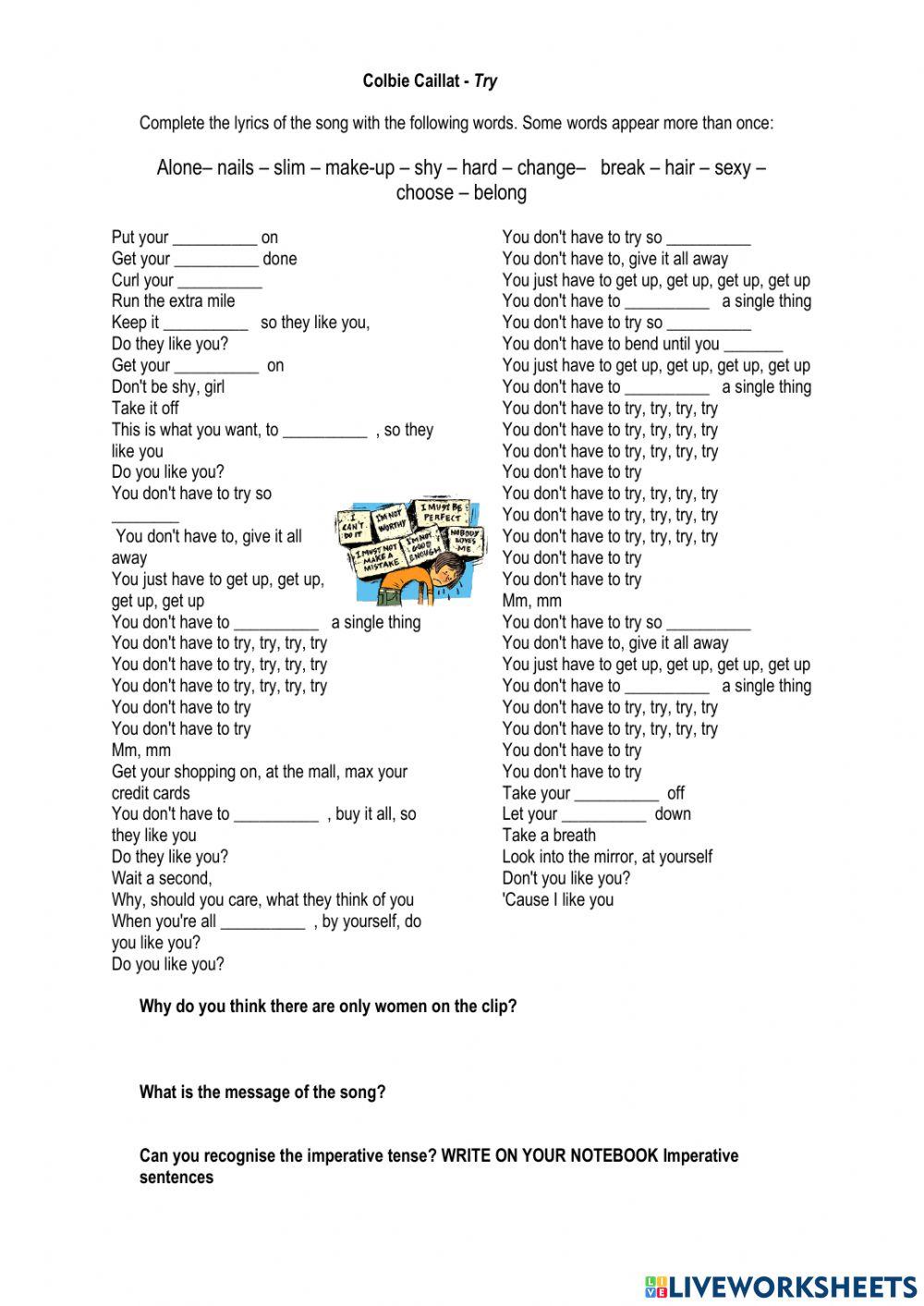 Imperatives Lis… | Free Interactive Worksheets | 6757291