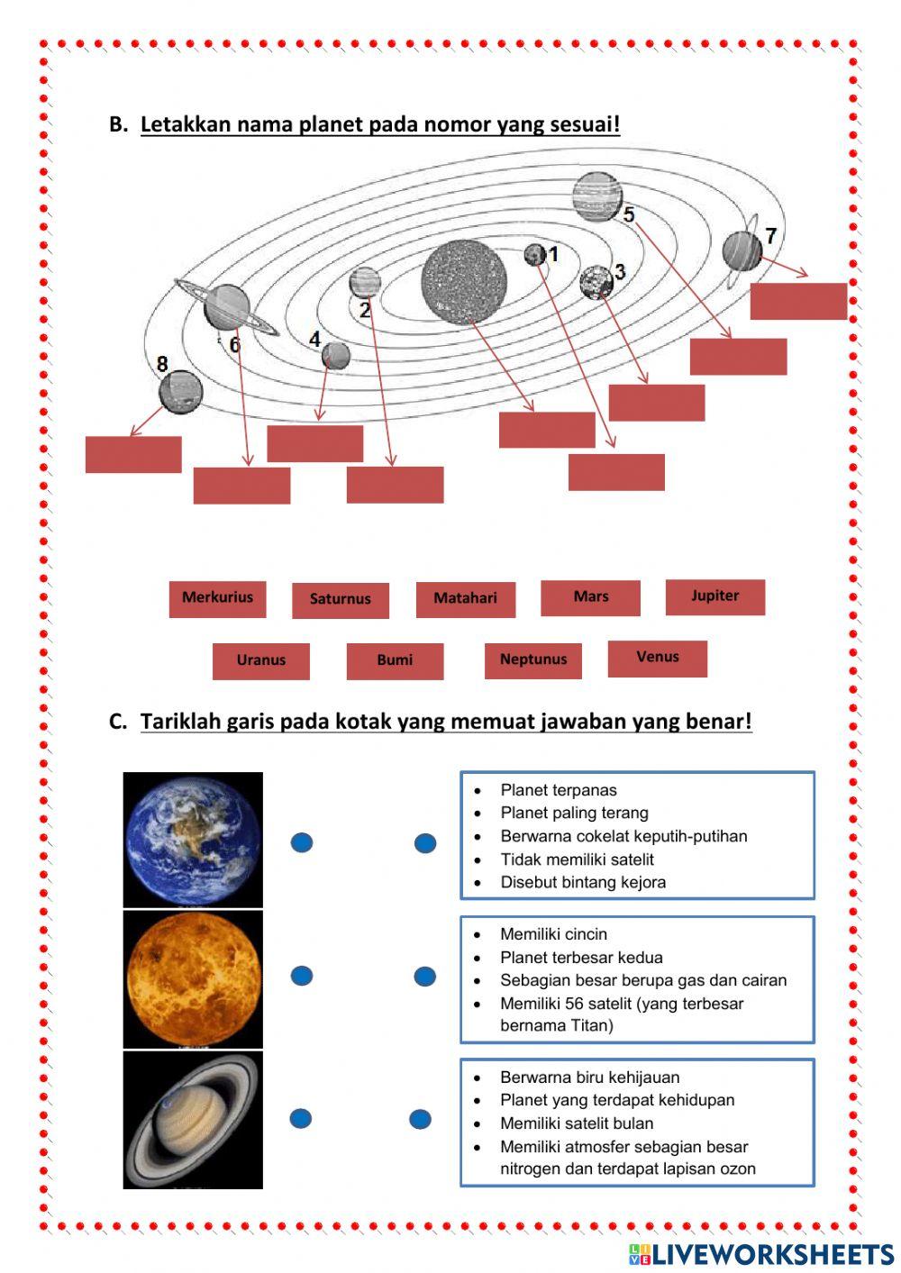 Planet dan ciri-cirinya