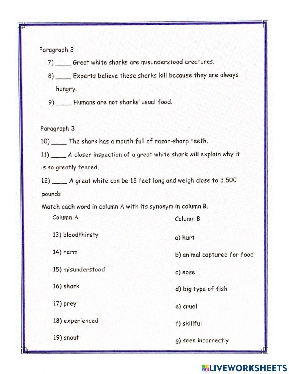 Reading Comprehension