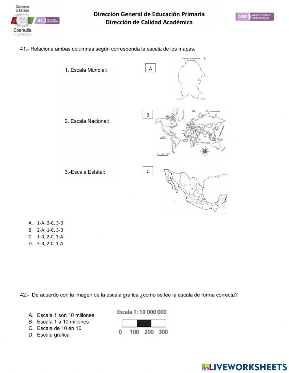 Examen Geografia