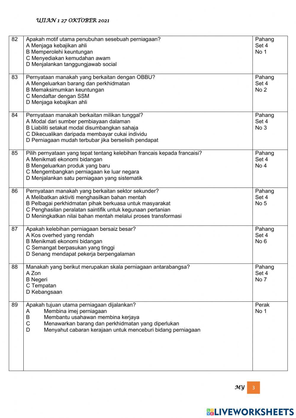 PERNIAGAAN TING 4 Ujian 1 BAB 1 72-113