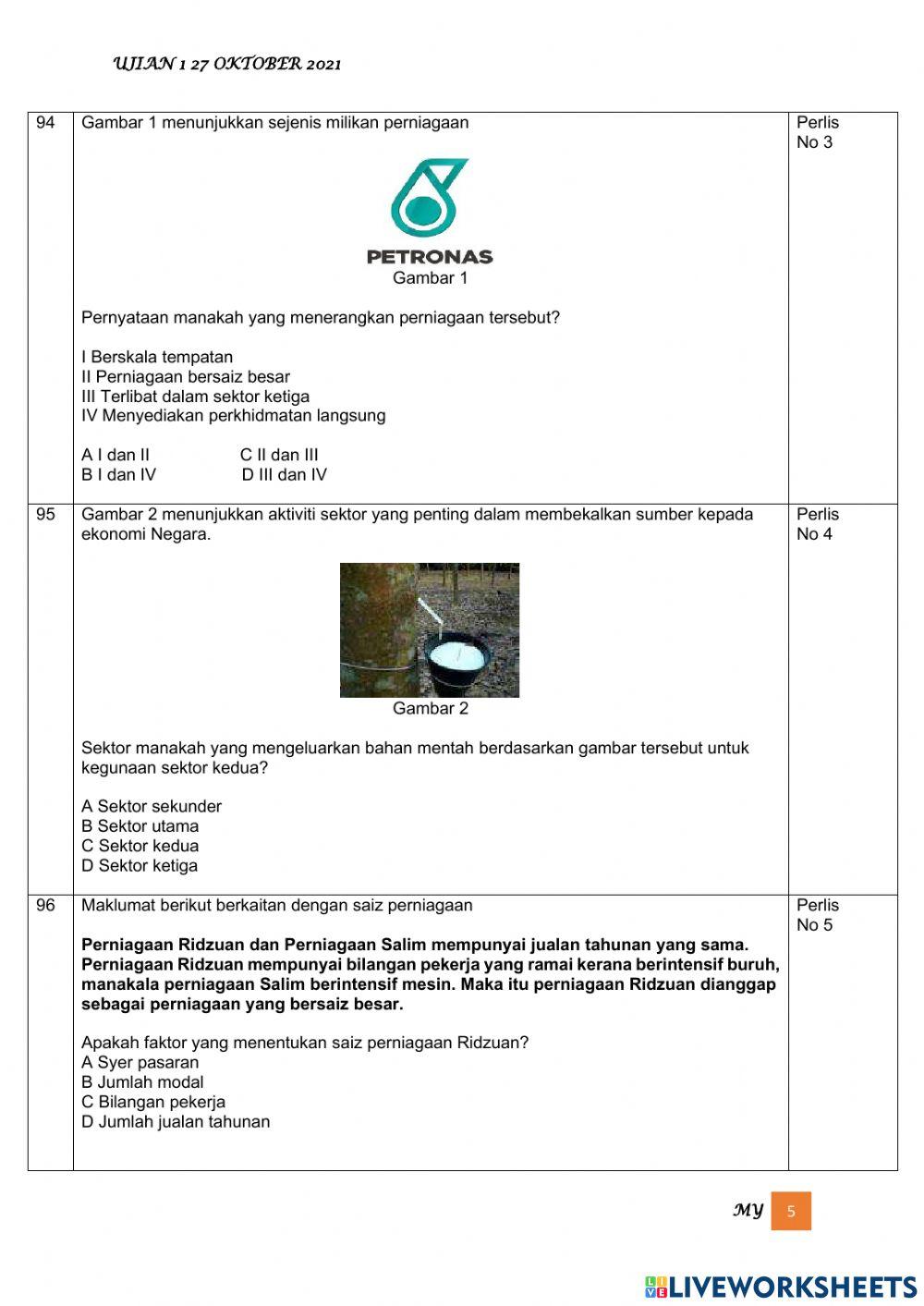 PERNIAGAAN TING 4 Ujian 1 BAB 1 72-113