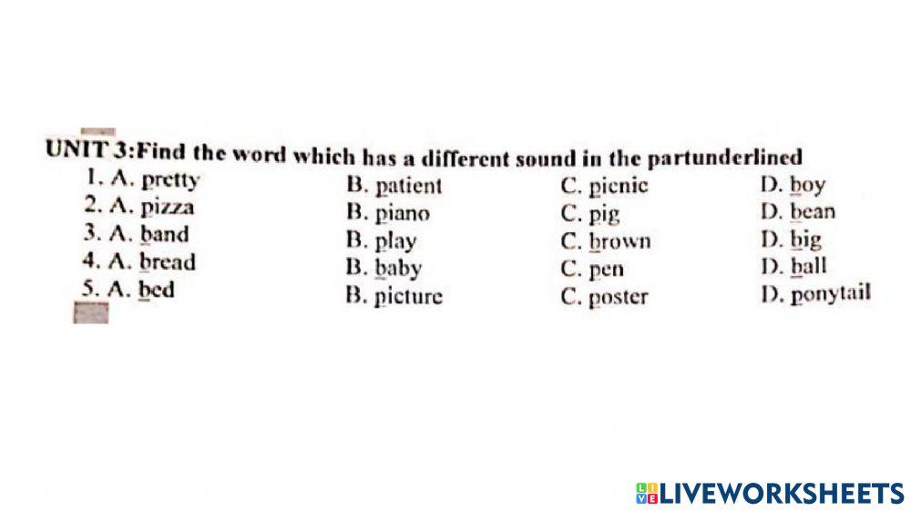 G6 - Review unit 1,2,3