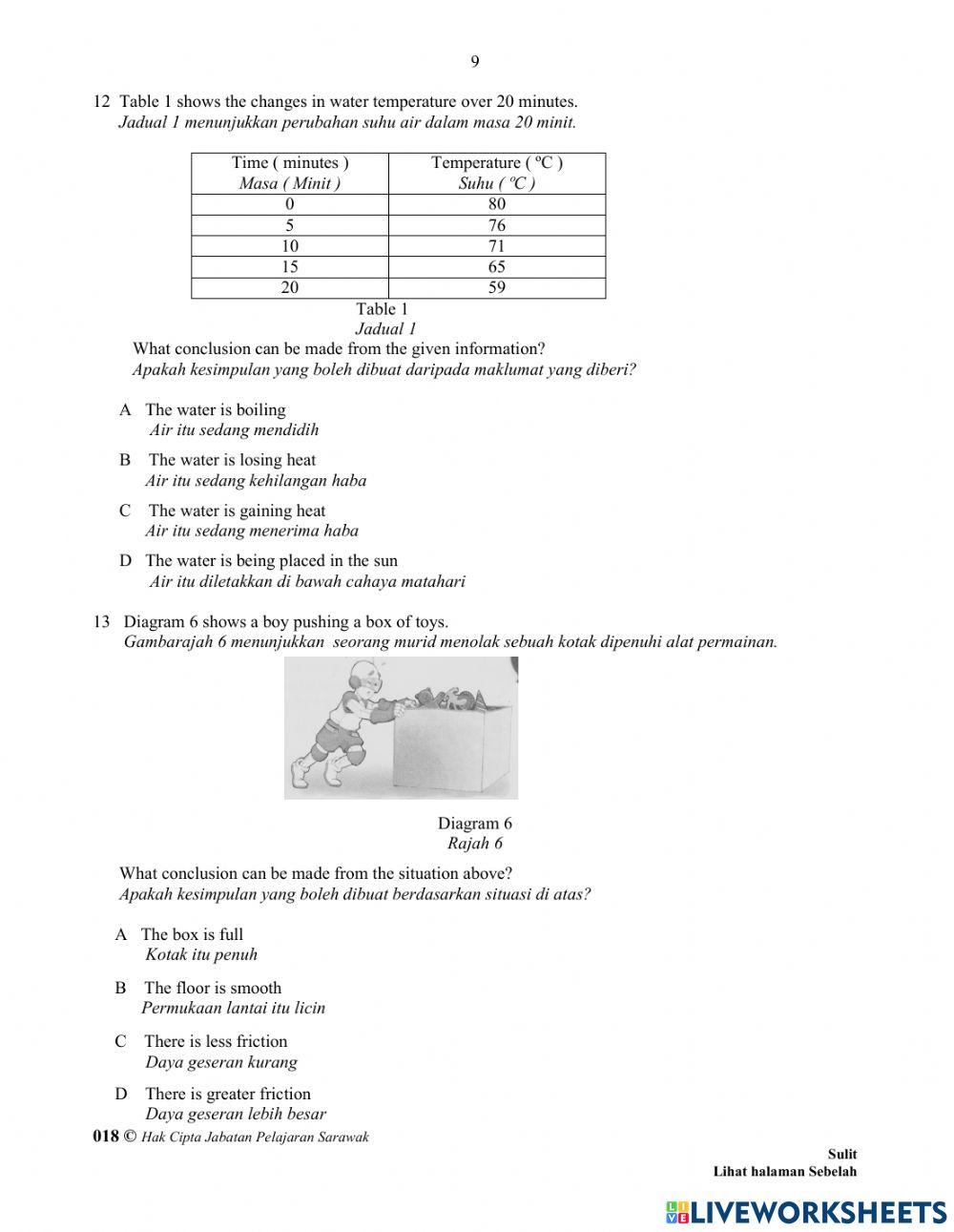 Y6 Revision worksheet Live Worksheets