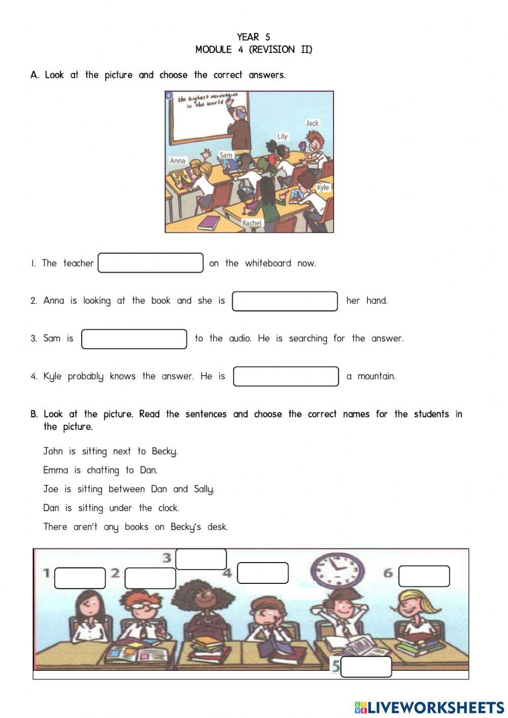 Year 5 Module 4 (Revision II)