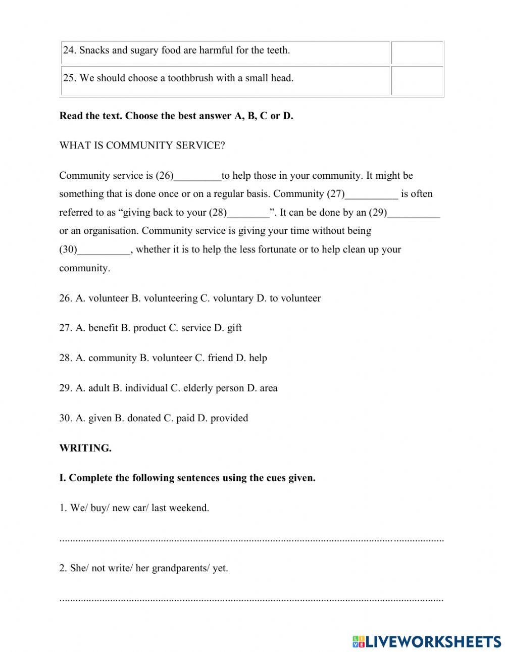 Test -midterm semester 1
