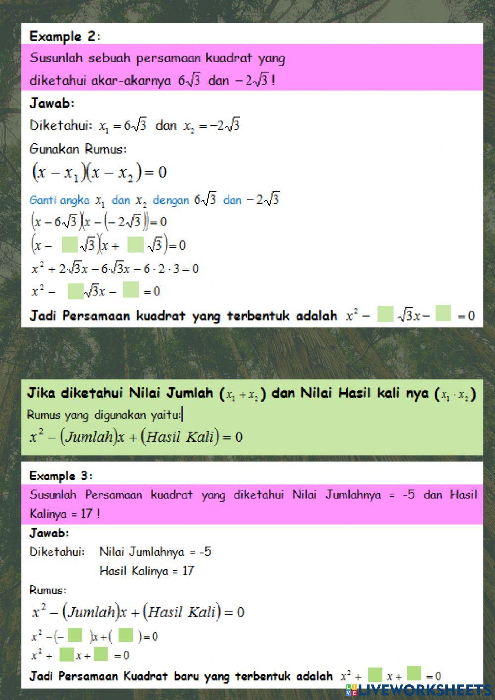 LKPD Menyelesaikan dan Menyusun PK