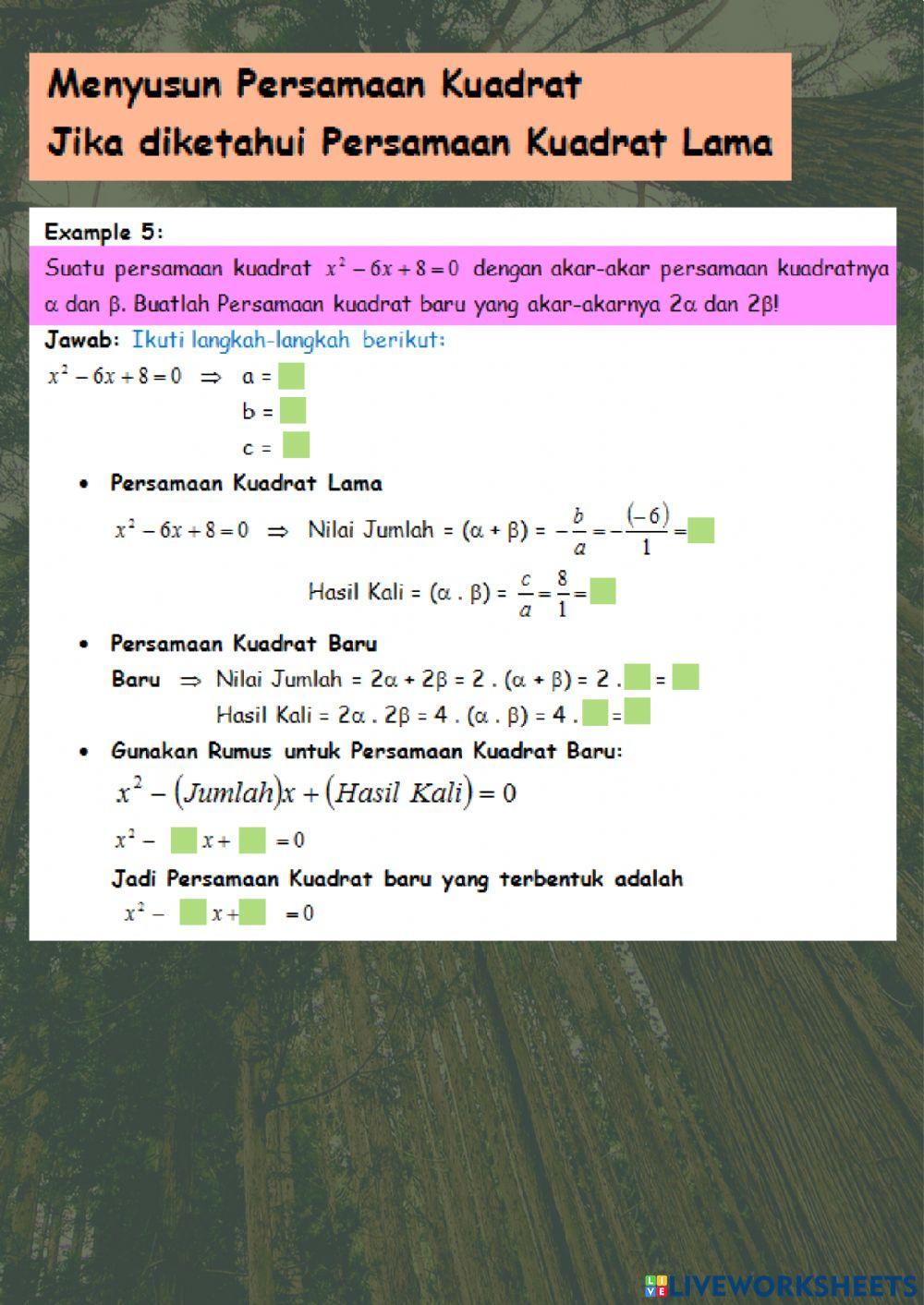 LKPD Menyelesaikan dan Menyusun PK