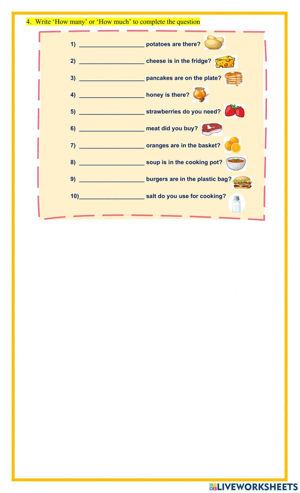 Countable and Uncountable nouns 5(2)