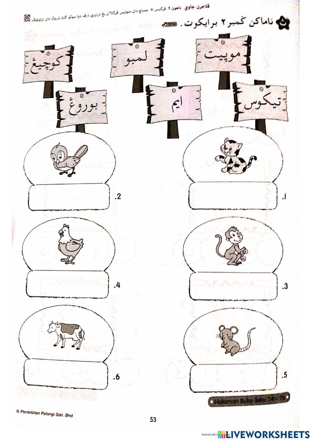 TAHUN 1 (JAWI: Perkataan Suku Kata Terbuka dan Tertutup)