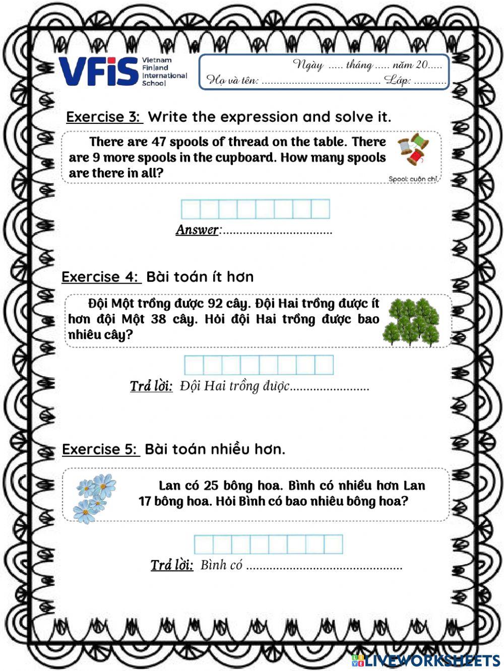 Worksheet - Revision 6