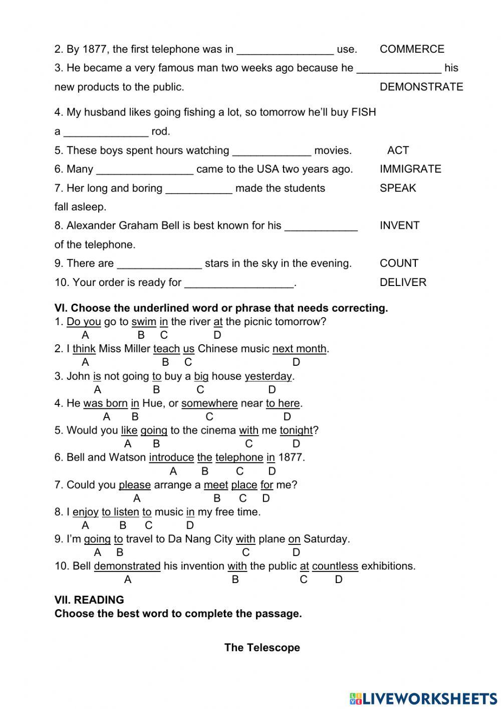 MOET English G8 Unit 2