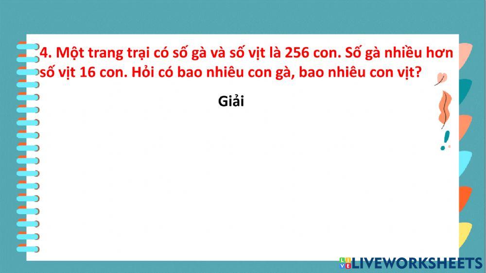 Bài tập luyện thêm