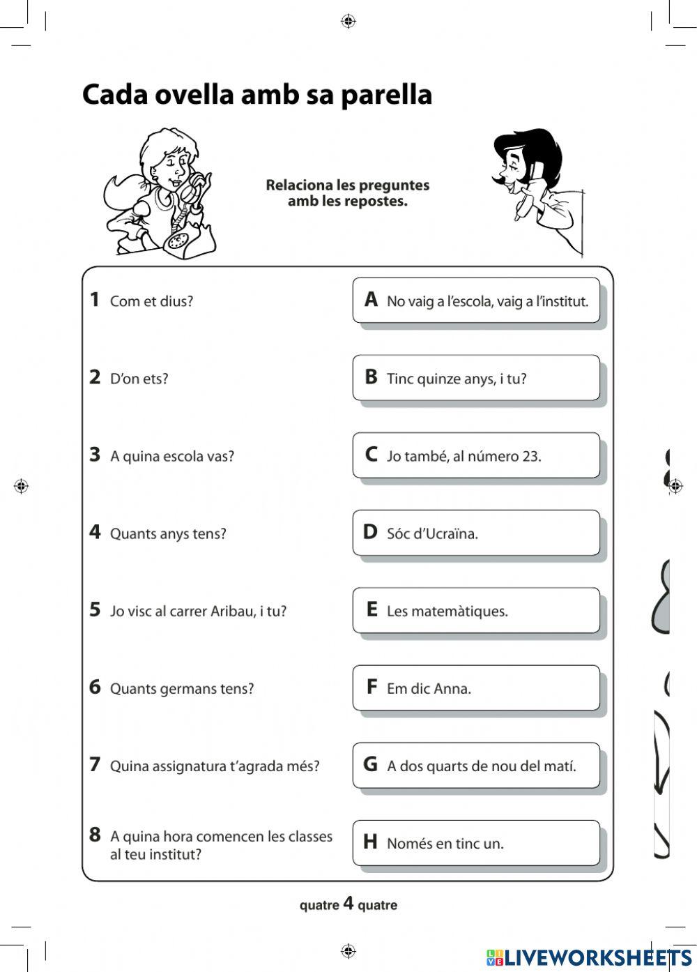 Pregunes sobre un mateix