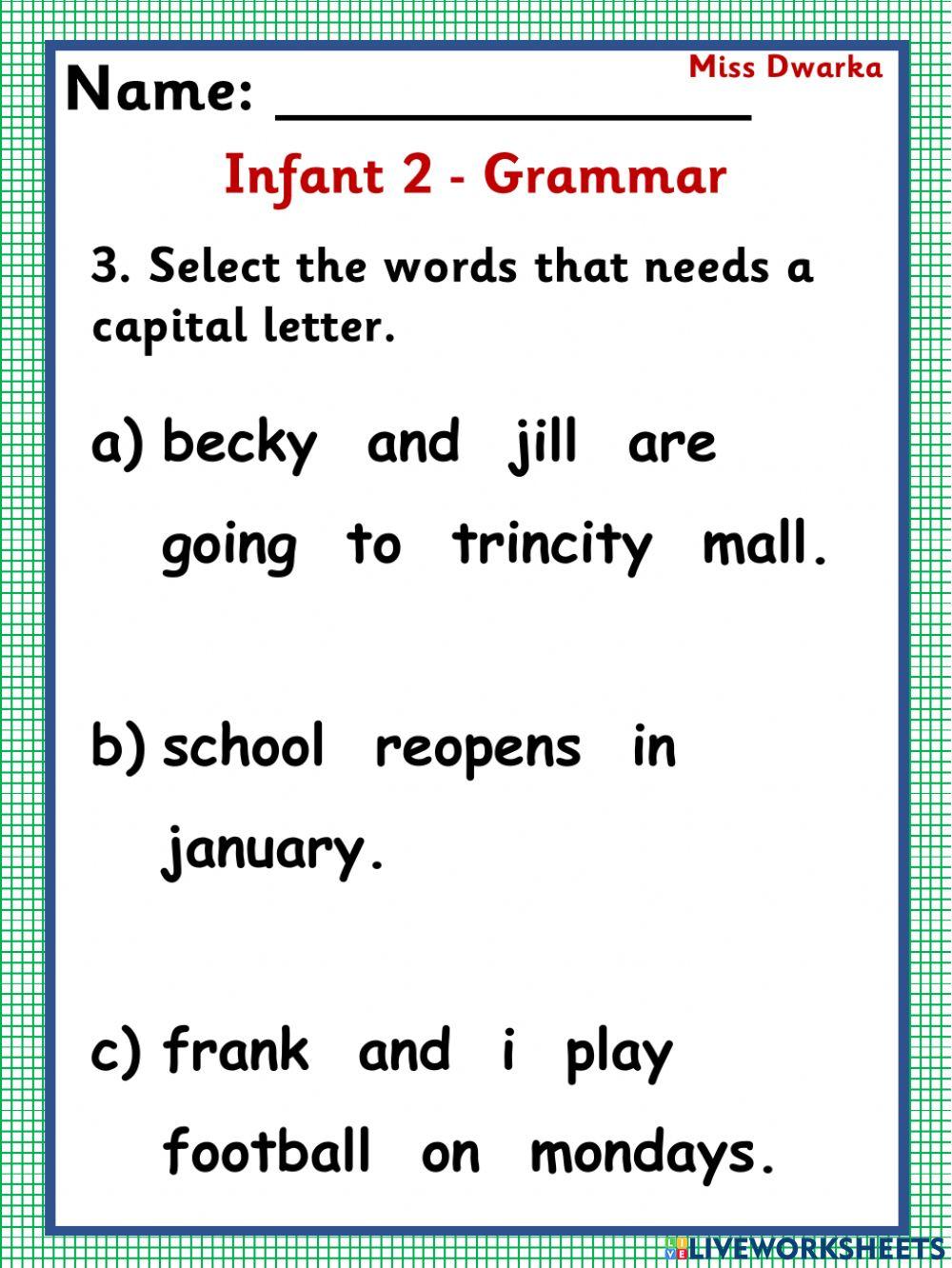 Grammar Test