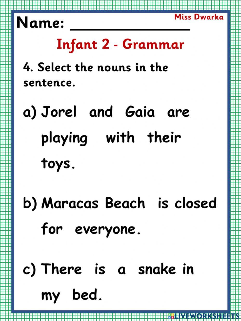 Grammar Test
