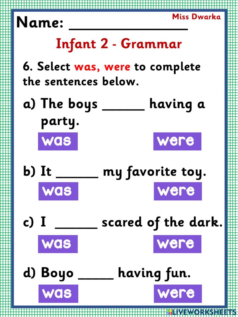 Grammar Test