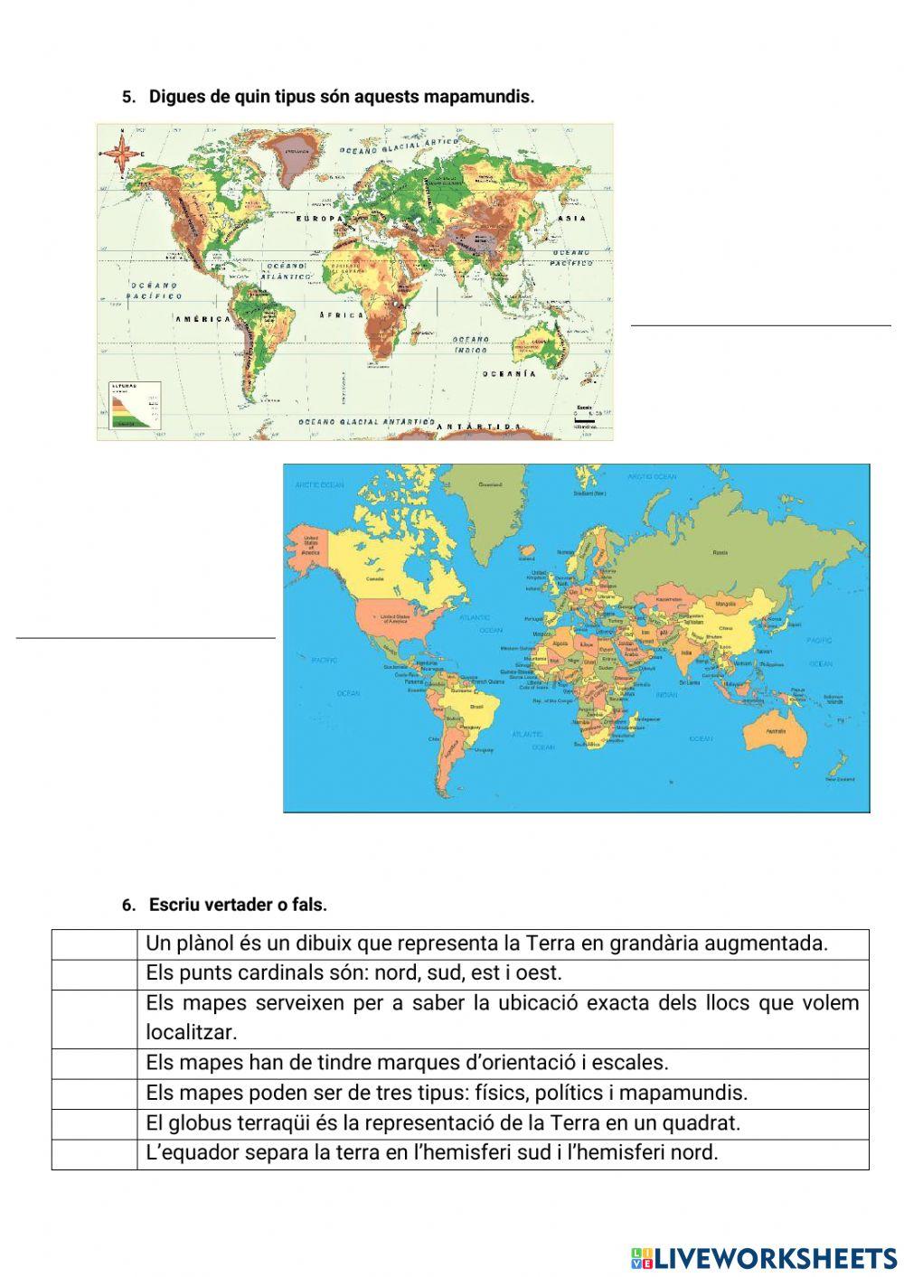 Mapas - Sociales - 3ro Primaria