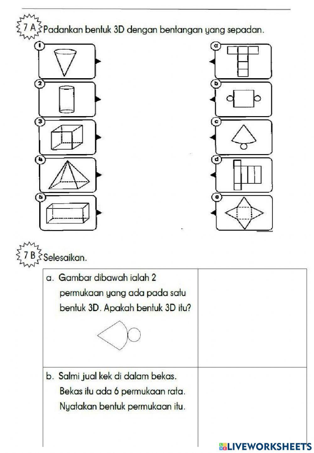 Latihan Tajuk Ruang Tahun 2