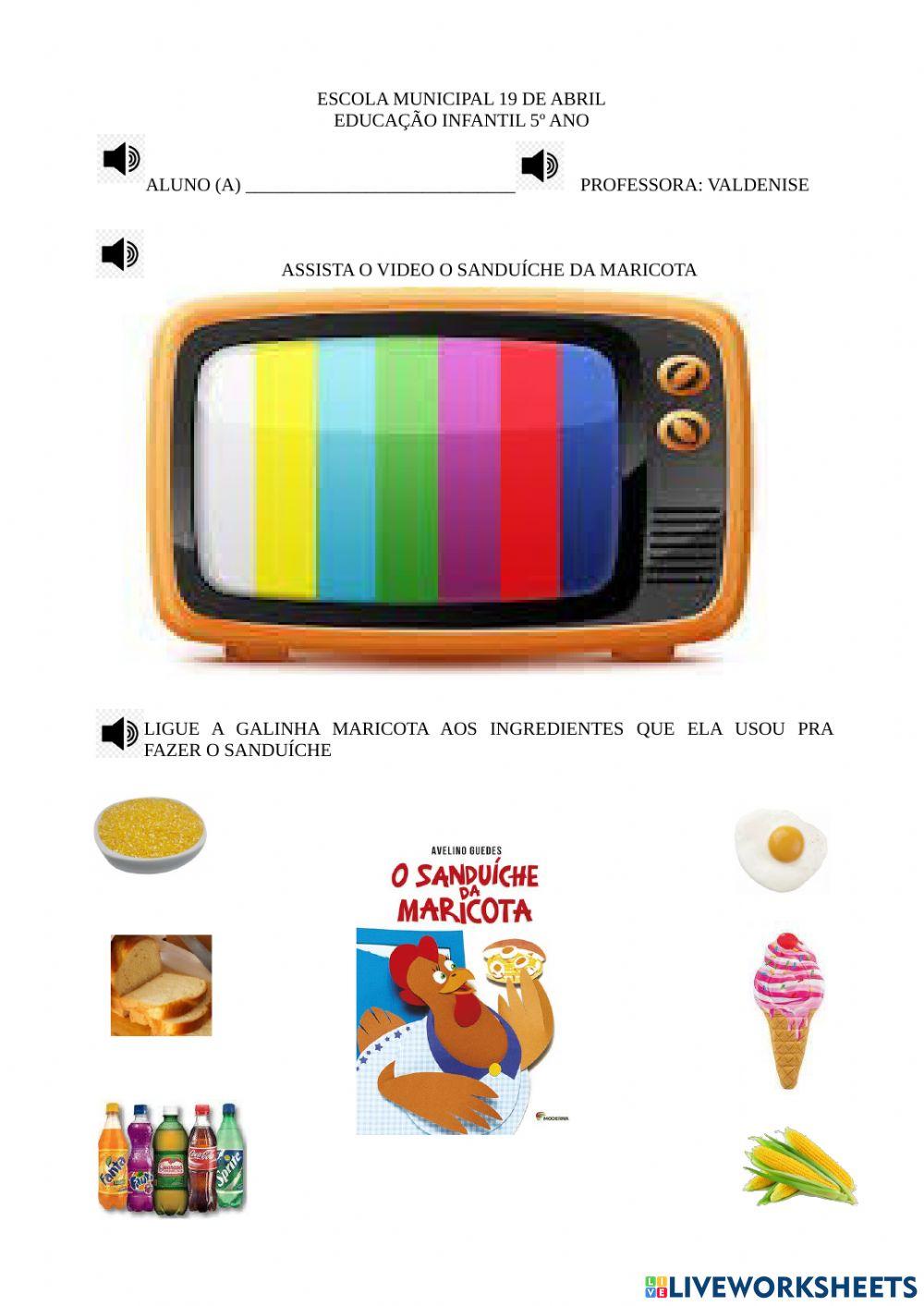 O sanduiche da maricota