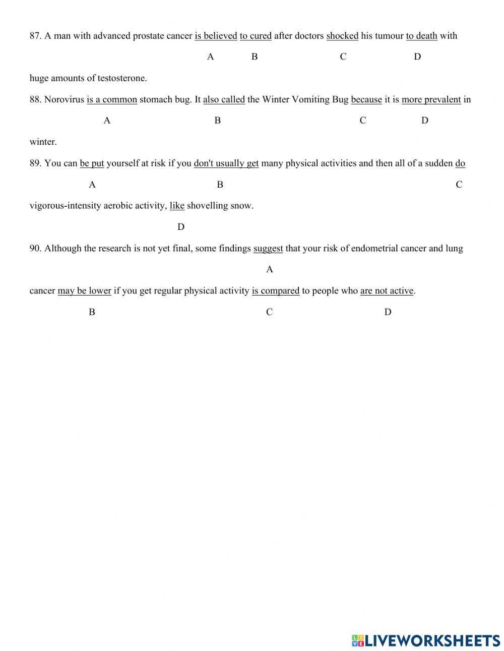 Test 1.3 your body àn you