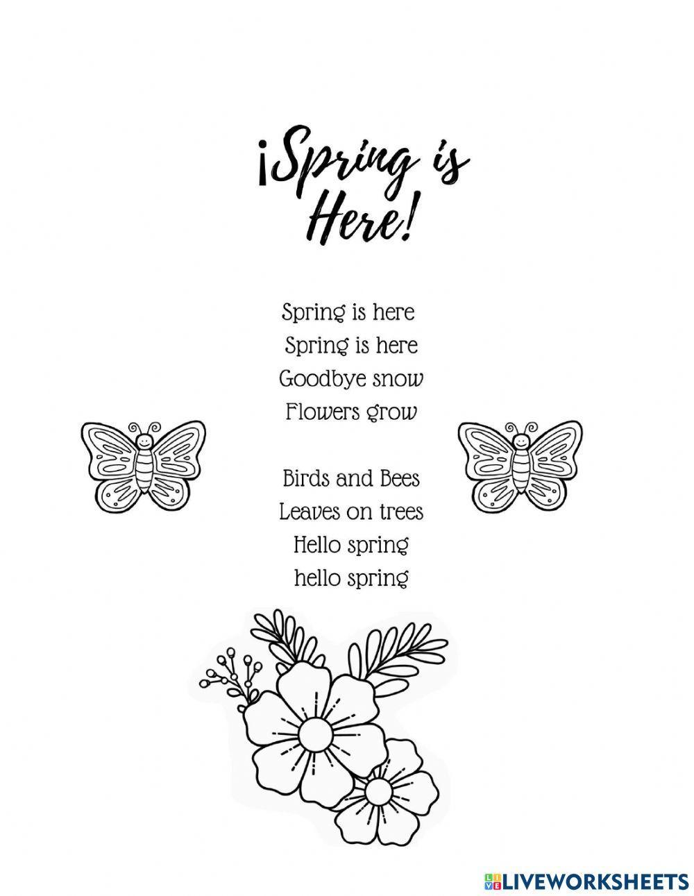 1575272 | Poem Hello Spring | mfuentealba