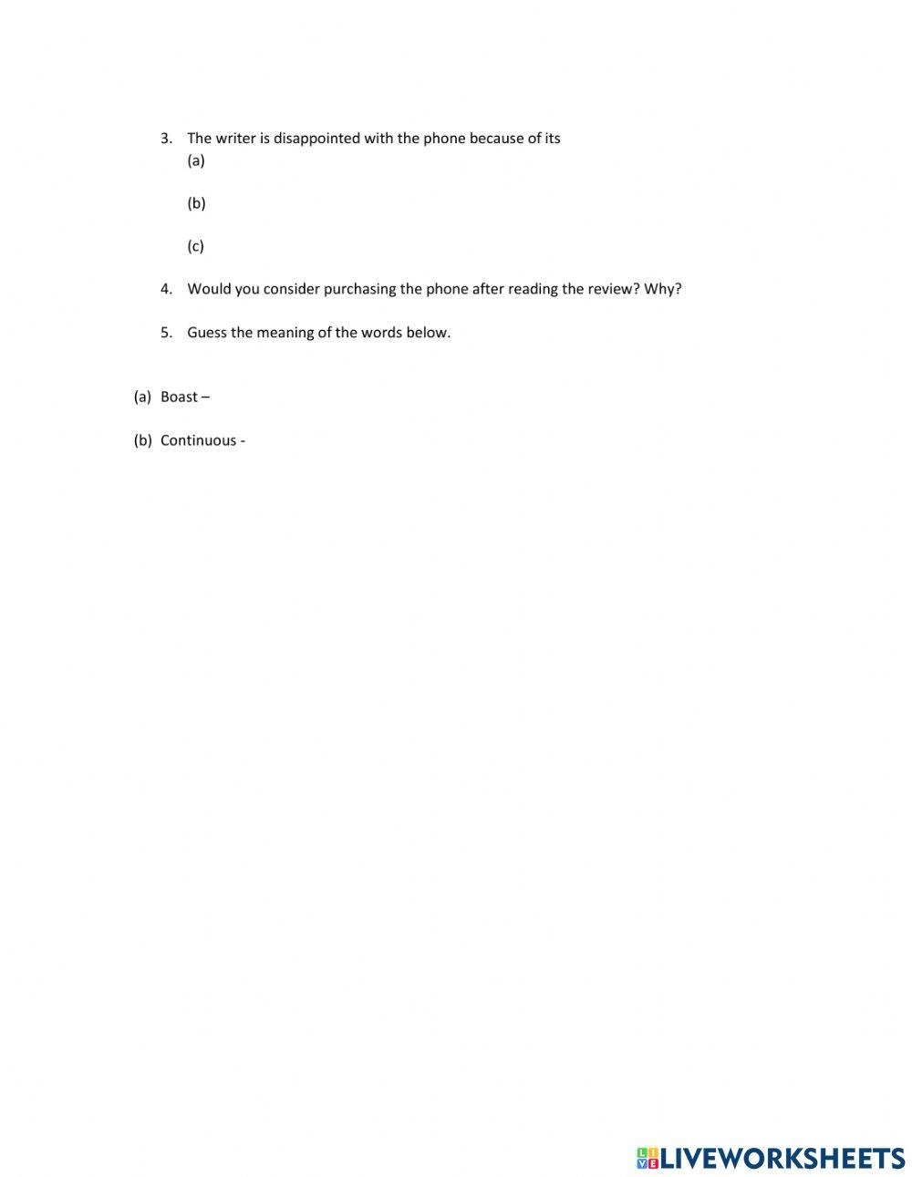 Reading - Technology