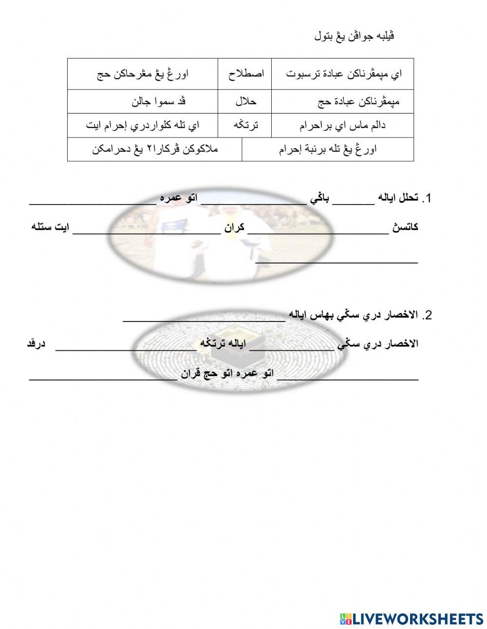 Haji tahalul dan ihksar