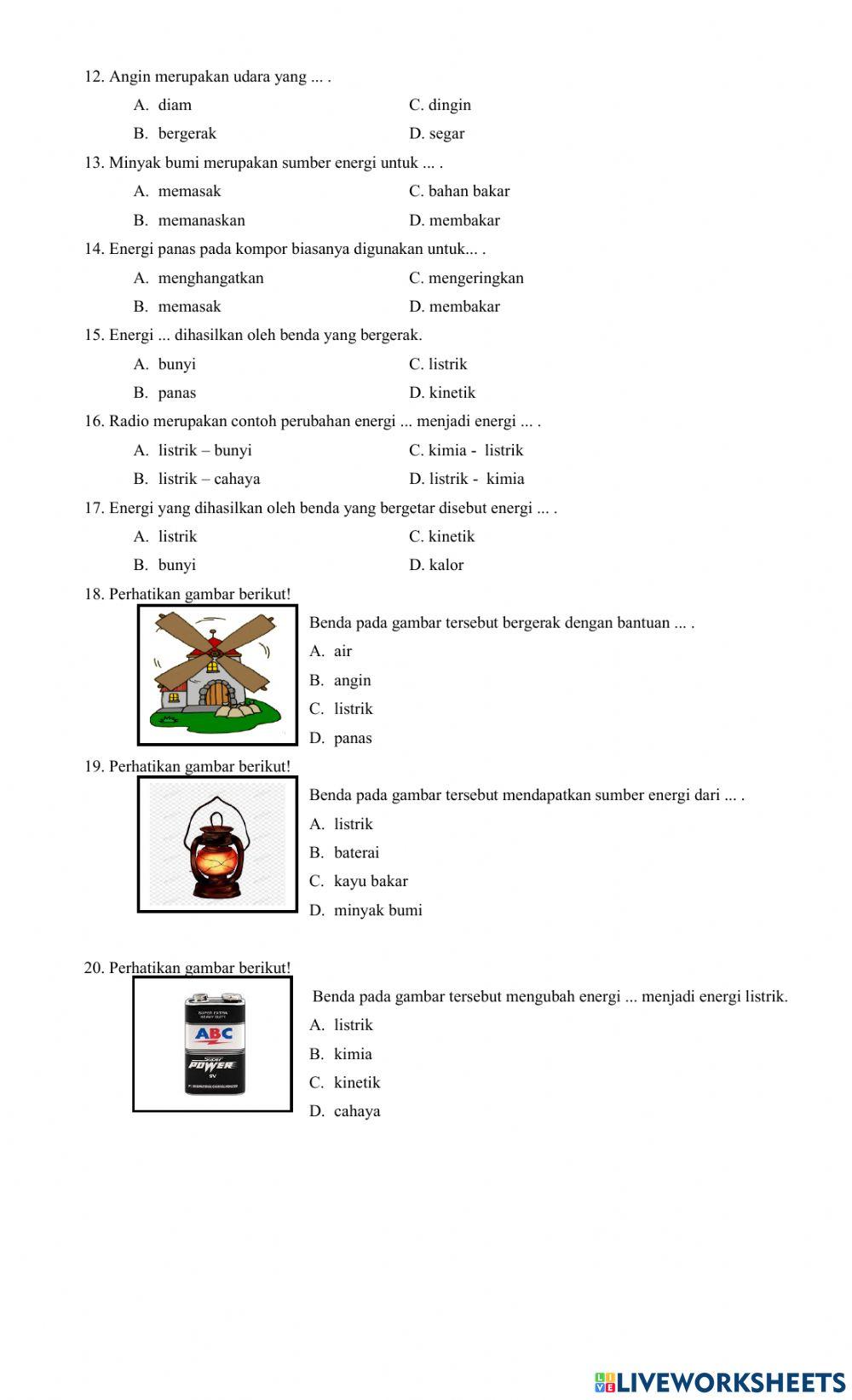 Lathan Soal Energi Alternatif