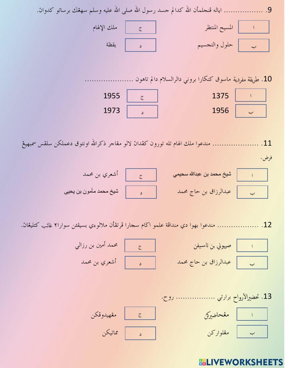 Ajaran Tariqat AbdulRazak dan Tariqat Mufaradiah